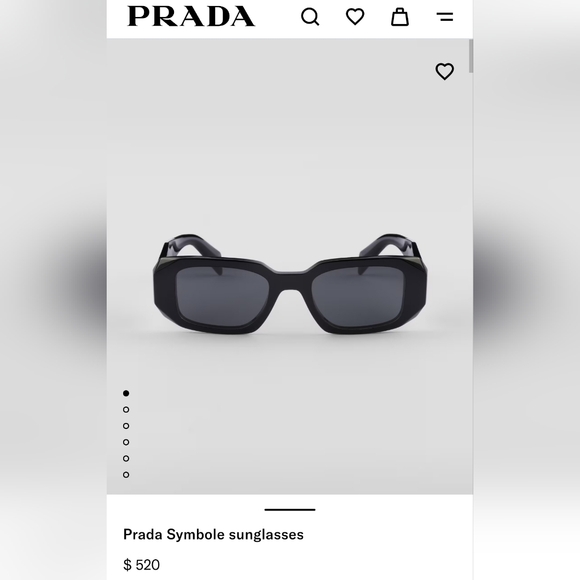 Prada Eyewear Runway Oversize-Frame Sunglasses - Picture 1 of 9